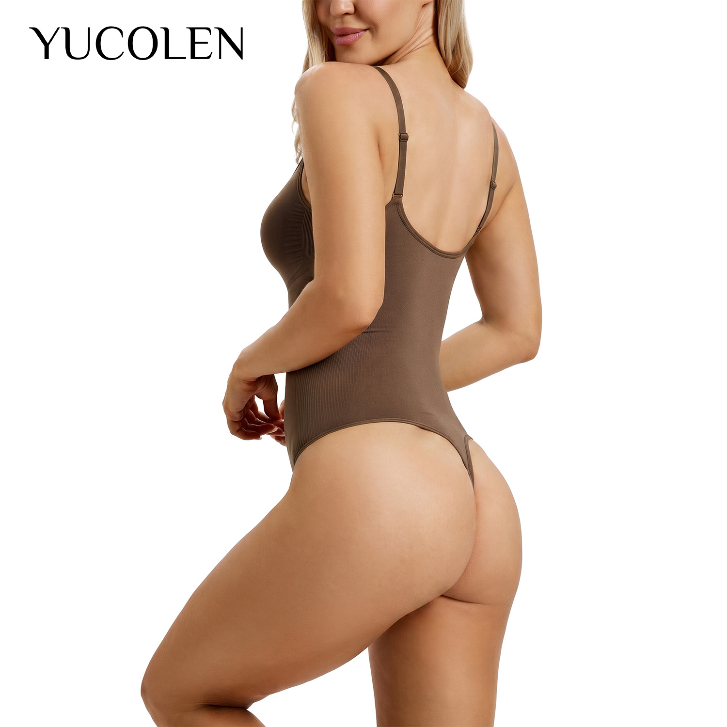 YUCOLEN Dames U-hals string bo - Shapewear Bodysuit Firm recensie en prijs
