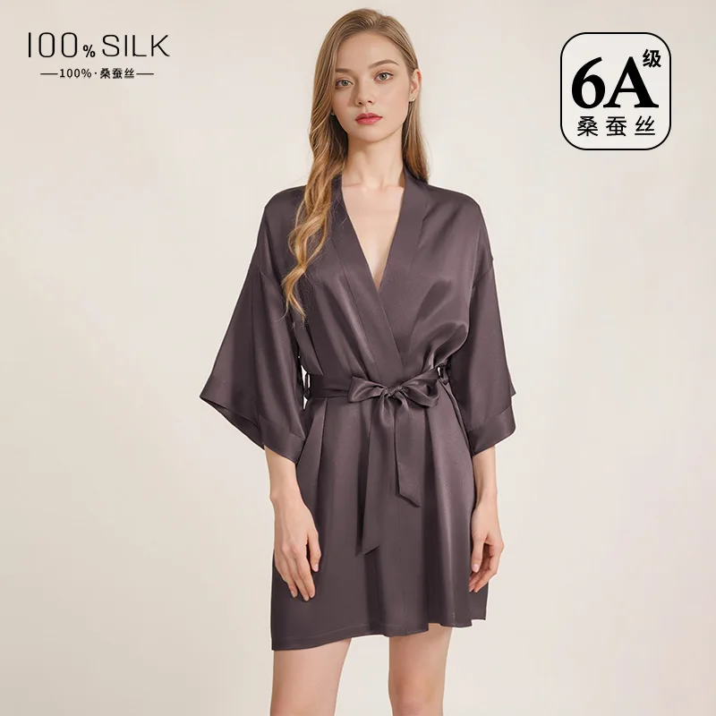 Dames badjas van puur moerbeiz - Robe Silk Women recensie en prijs