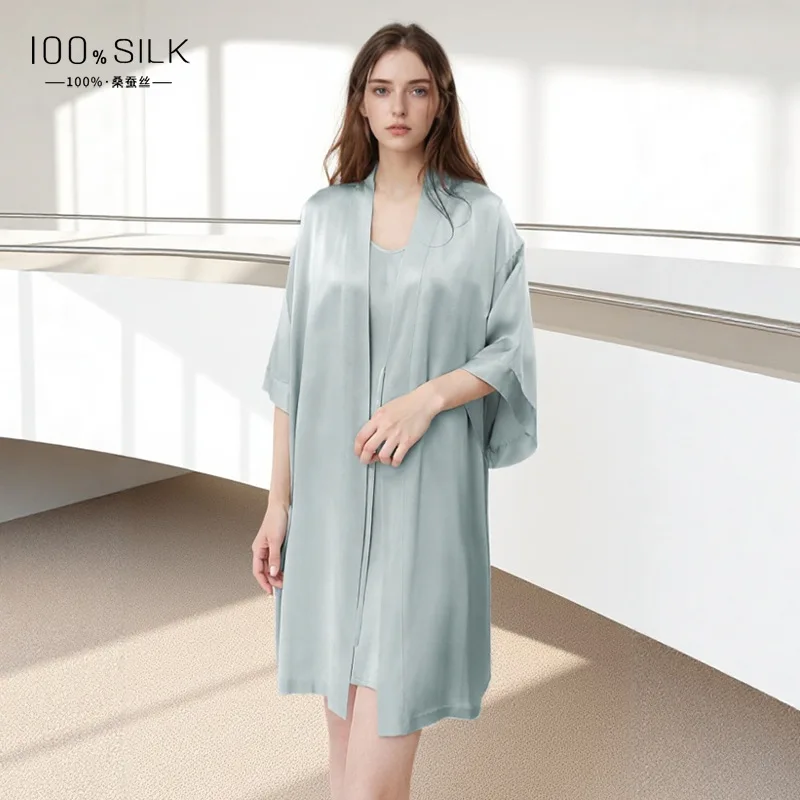 Dames badjas van puur moerbeiz - Robe Silk Women recensie en prijs