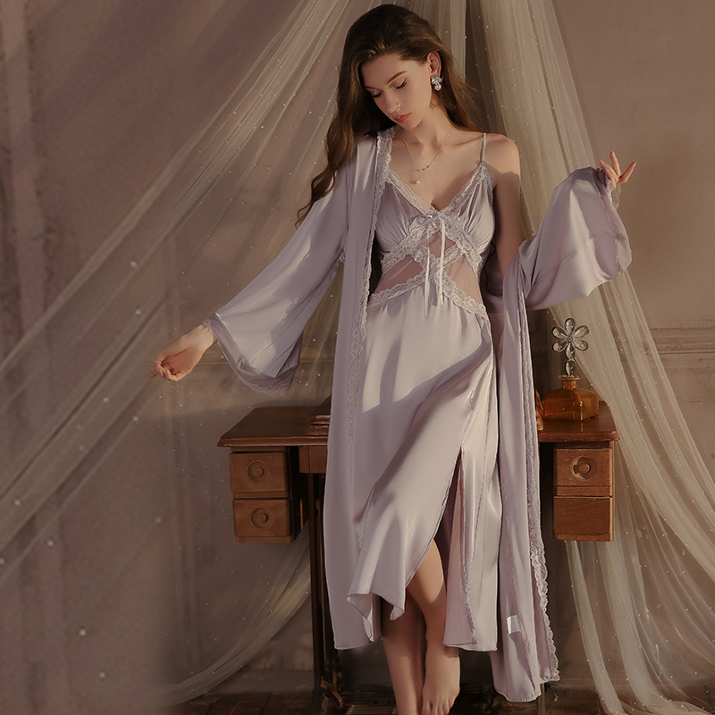 Dames nachthemd in Franse roma - Robe Silk Women recensie en prijs